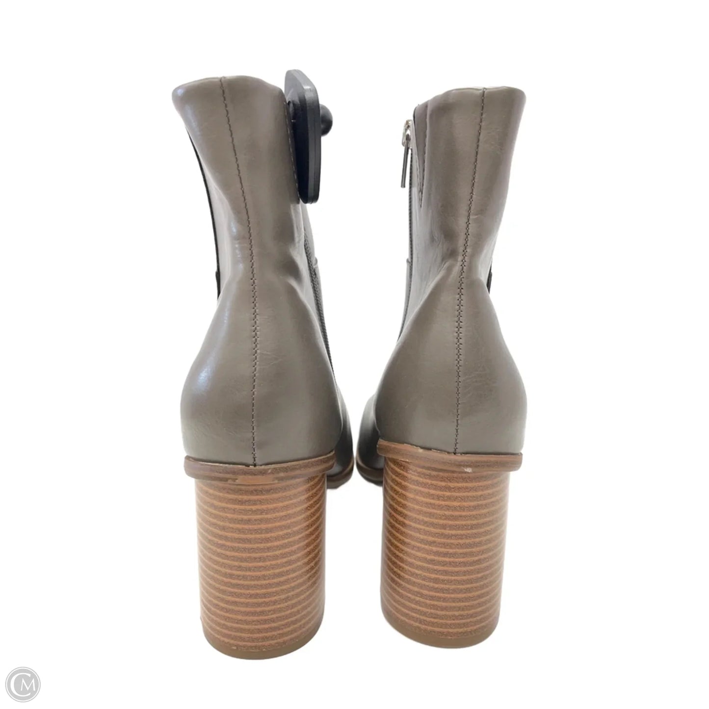 Boots Ankle Heels By The Drop In Taupe, Size: 10.5