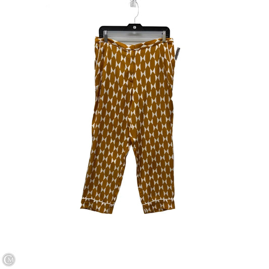 Pants Designer By Tory Burch In Cream & Orange, Size: 6