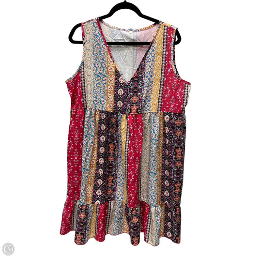 Dress Casual Short By Clothes Mentor In Multi-colored, Size: Xl