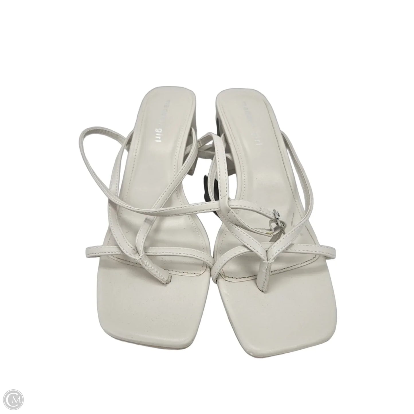 Sandals Heels Block By Madden Girl In Tan, Size: 9