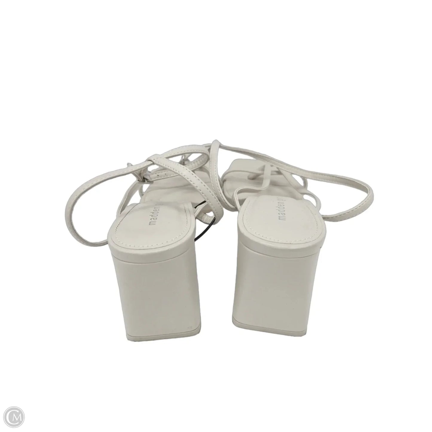 Sandals Heels Block By Madden Girl In Tan, Size: 9