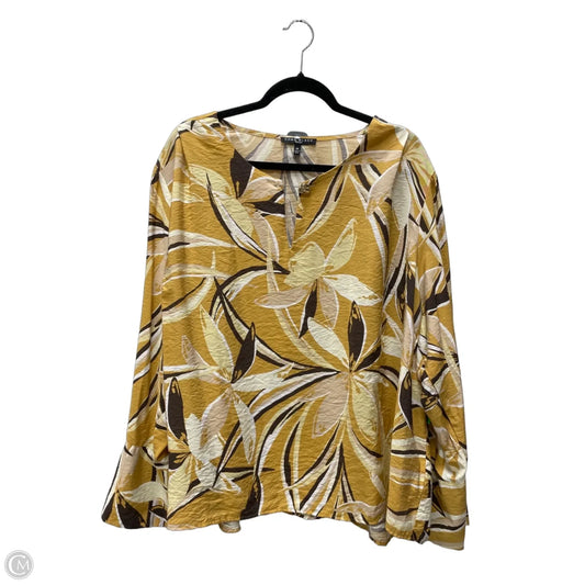 Top Long Sleeve By Clothes Mentor In Multi-colored, Size: 3x