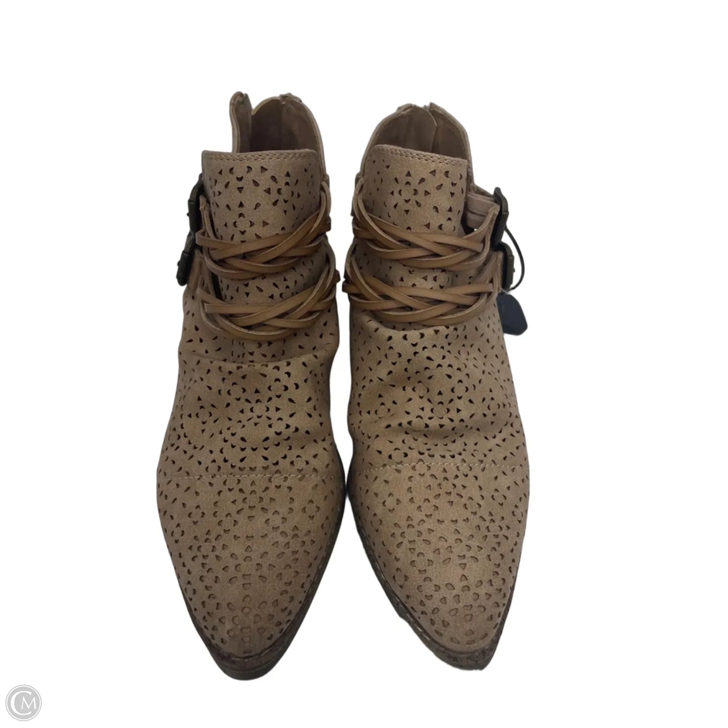 Boots Ankle Flats By Blowfish In Tan, Size: 7.5
