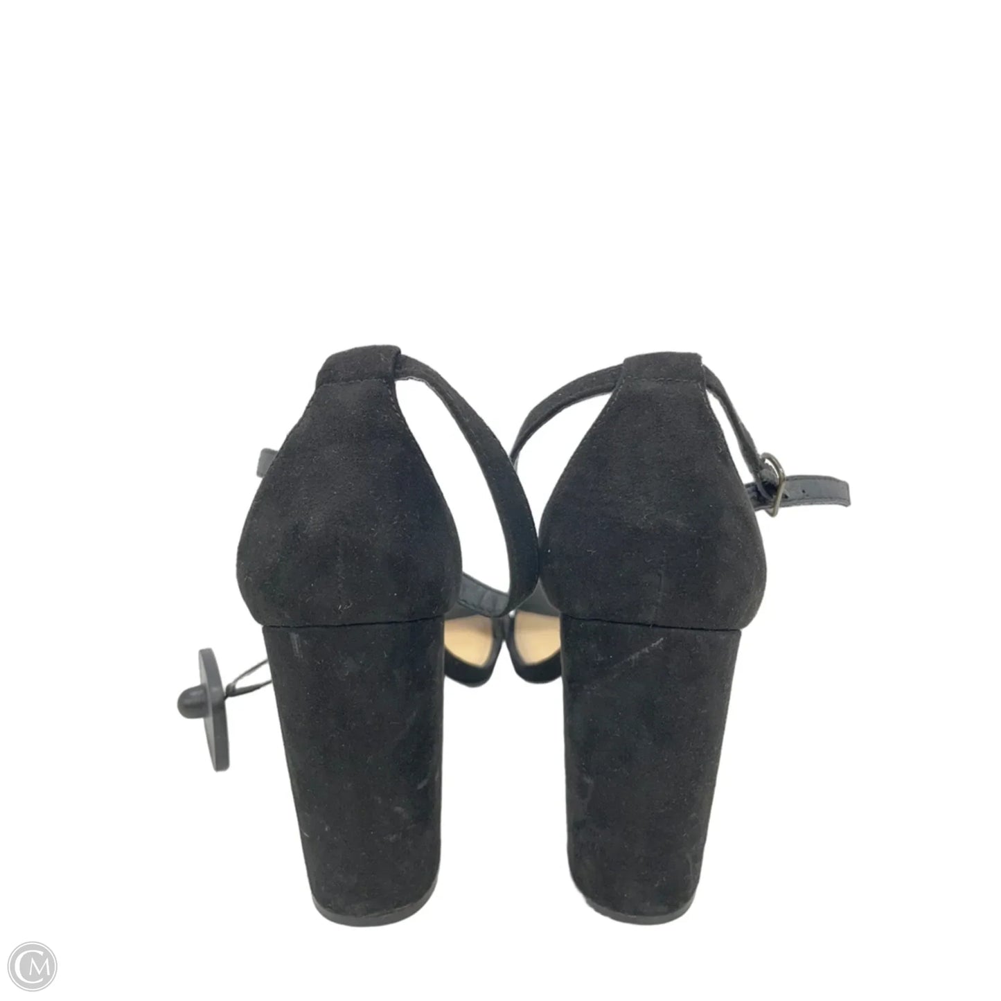 Sandals Heels Block By Brash In Black, Size: 8