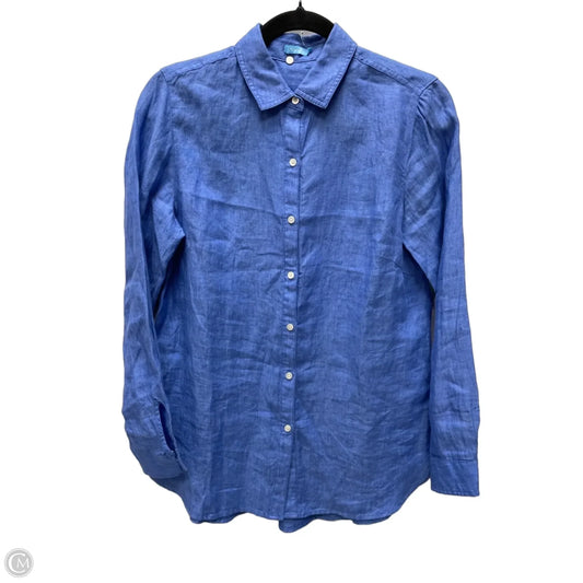Top Long Sleeve By J Mclaughlin In Blue, Size: S