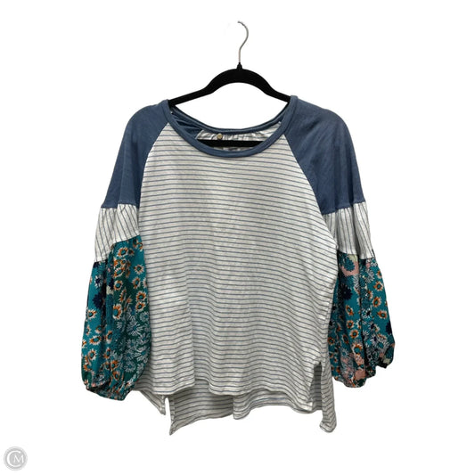 Top Long Sleeve By Clothes Mentor In Multi-colored, Size: M