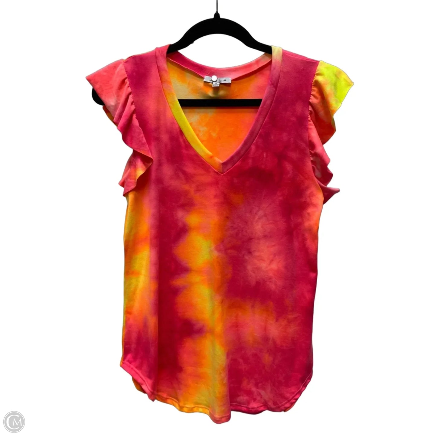 Top Sleeveless By White Birch In Tie Dye Print, Size: S