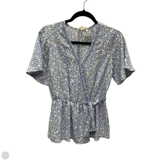 Blouse Short Sleeve By Sienna Sky In Floral Print, Size: S