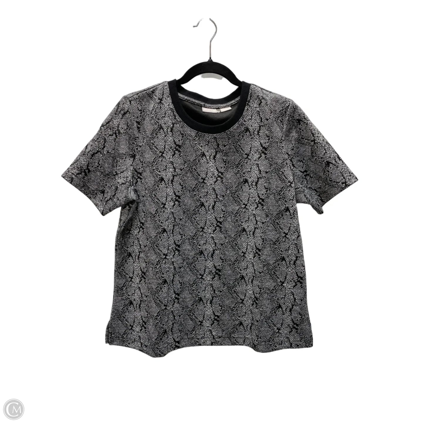 Top Short Sleeve By Chicos In Snakeskin Print, Size: M