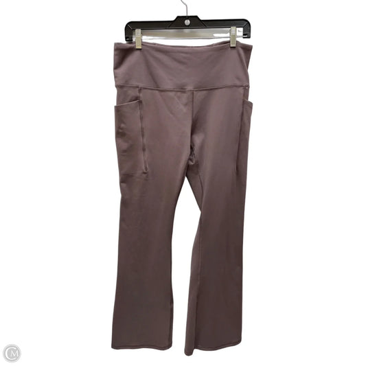 Athletic Pants By Avia In Mauve, Size: L