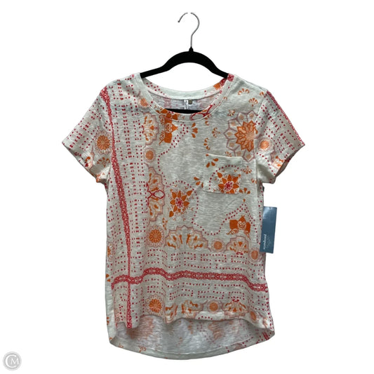 Top Short Sleeve By Passport In Multi-colored, Size: S