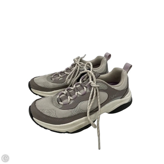 Shoes Sneakers By Ryka In Purple & Tan, Size: 6.5