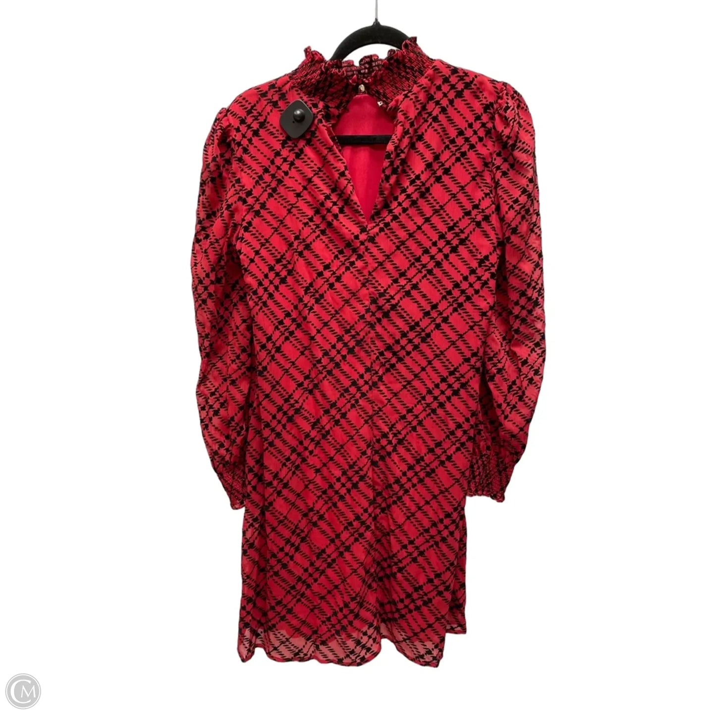 Dress Casual Short By Tommy Hilfiger In Black & Red, Size: M