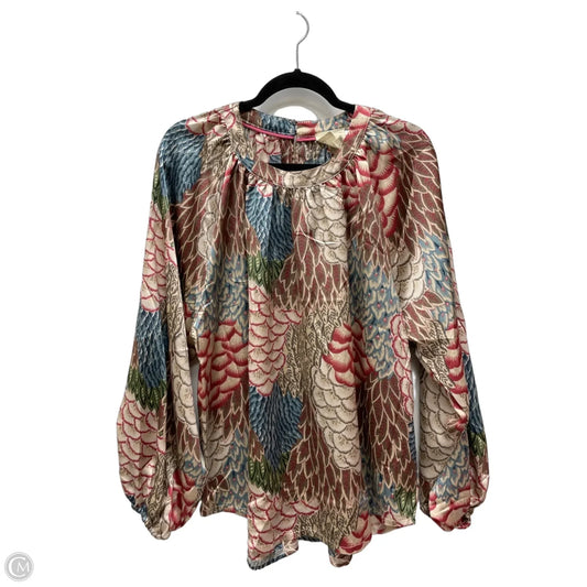 Blouse Long Sleeve By Umgee In Multi-colored, Size: M