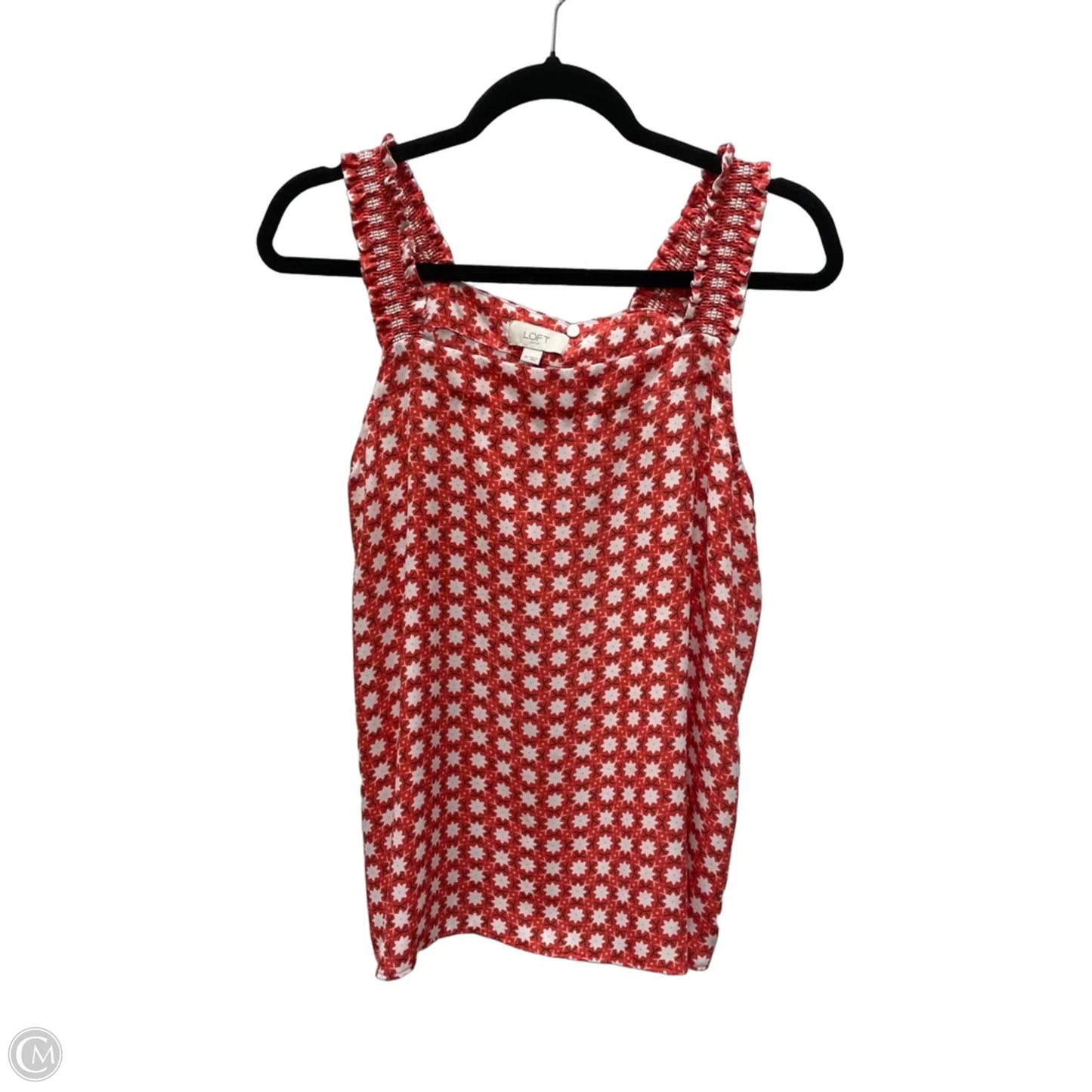 Blouse Sleeveless By Loft In Floral Print, Size: M