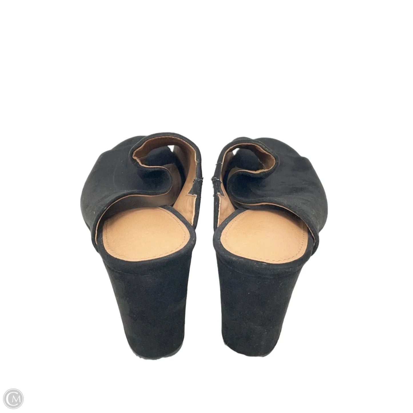 Shoes Heels Block By Cato In Black, Size: 9