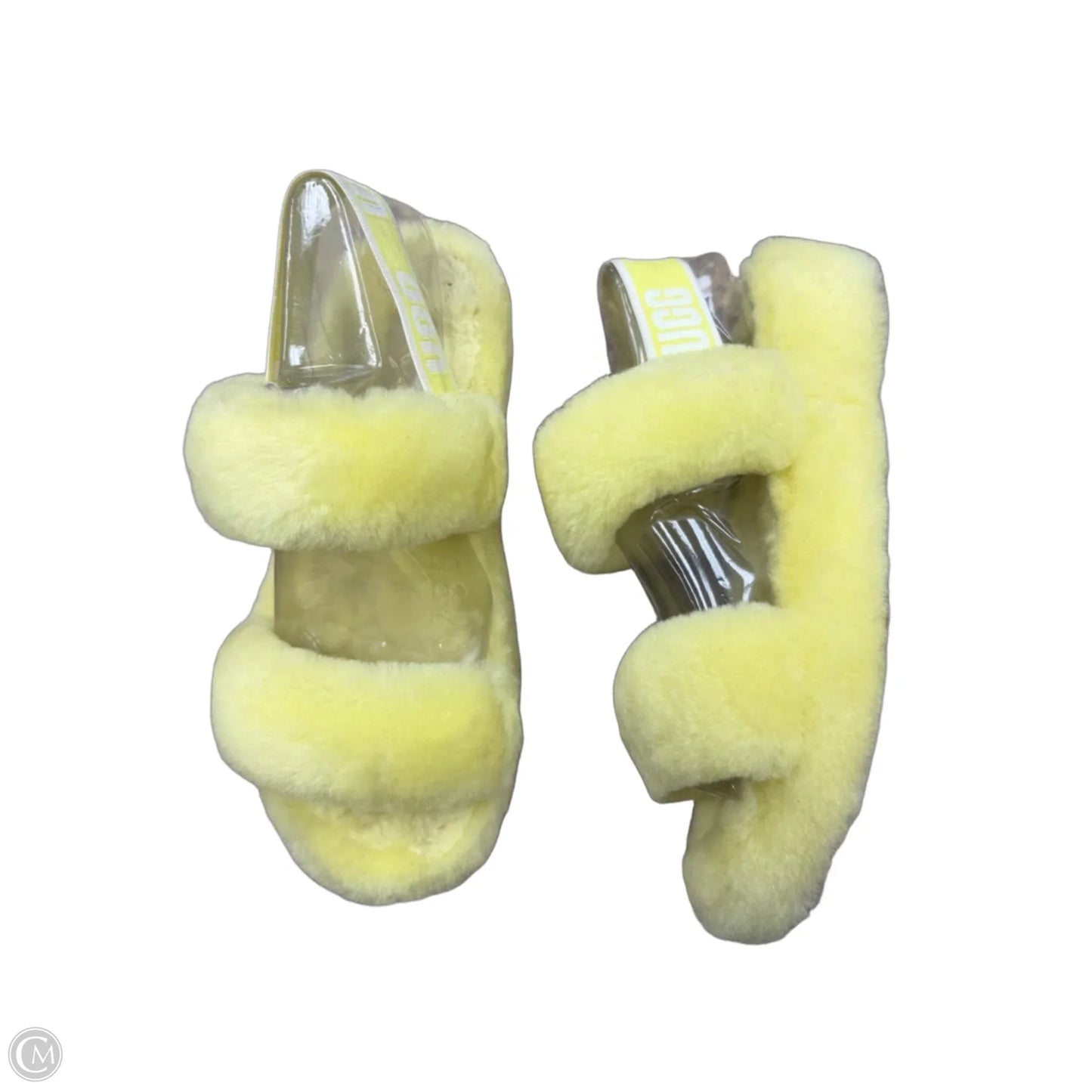 Sandals Designer By Ugg In Yellow, Size: 9