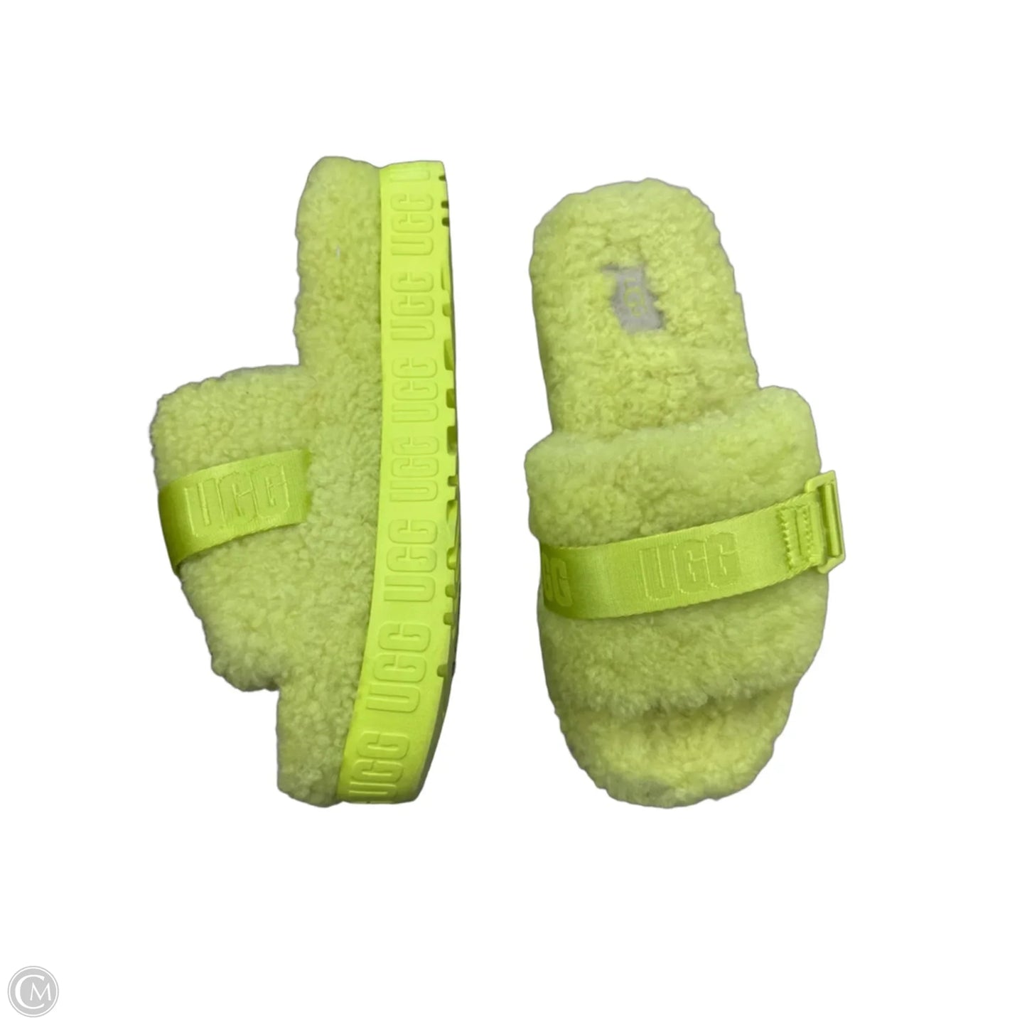 Sandals Designer By Ugg In Green, Size: 8