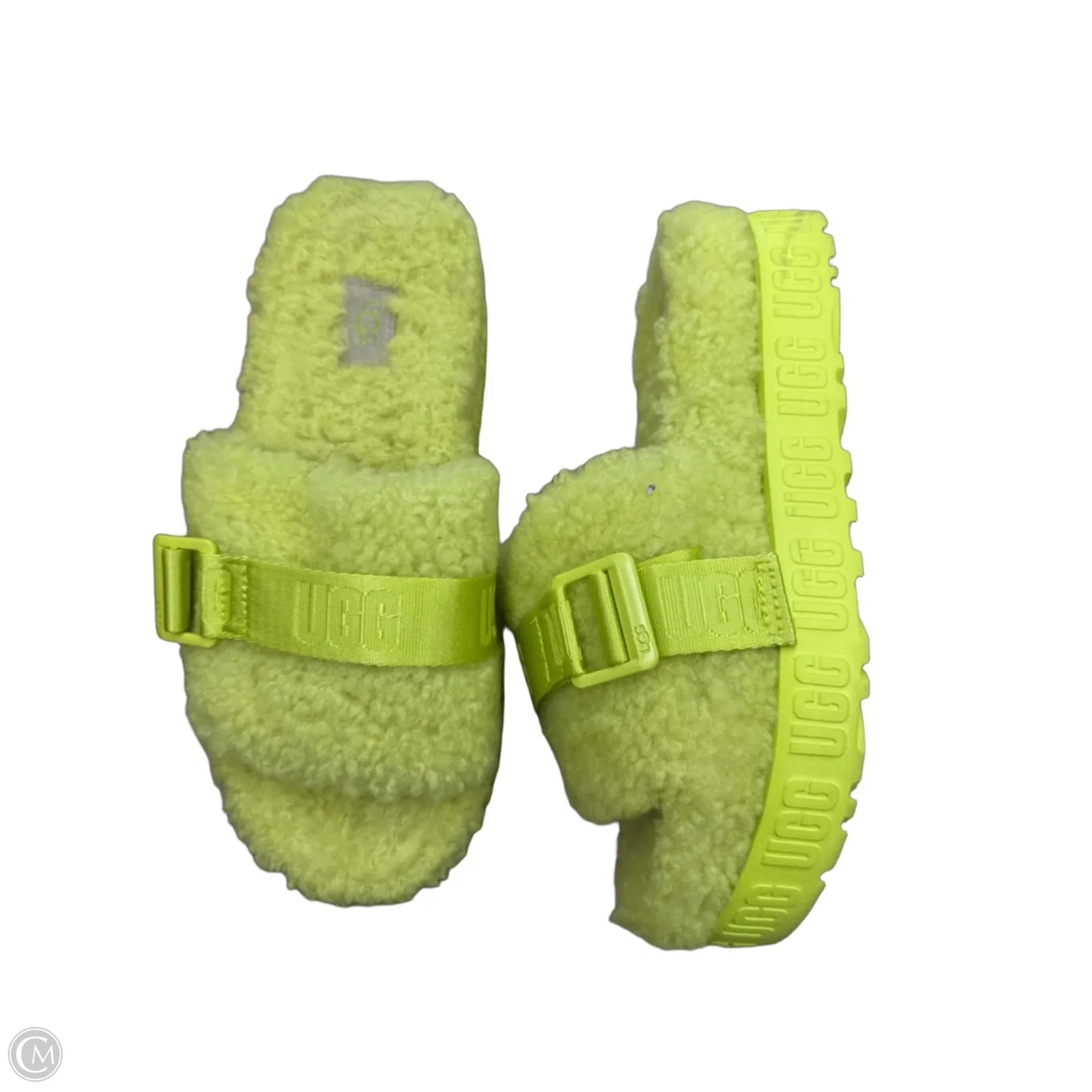 Sandals Designer By Ugg In Green, Size: 8