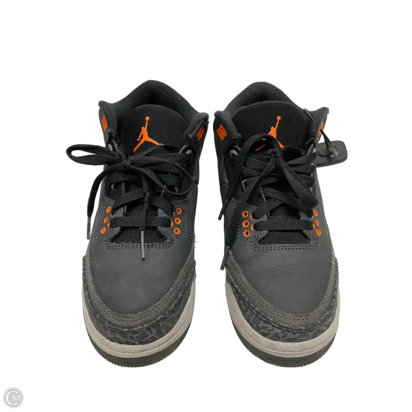 Shoes Sneakers By Nike In Black & Orange, Size: 7