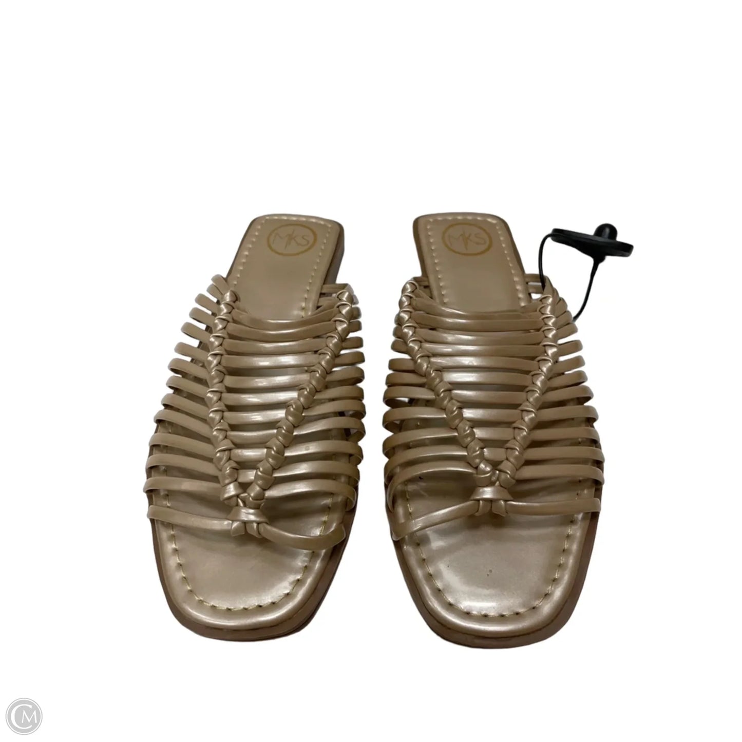 Sandals Flats By Clothes Mentor In Tan, Size: 7