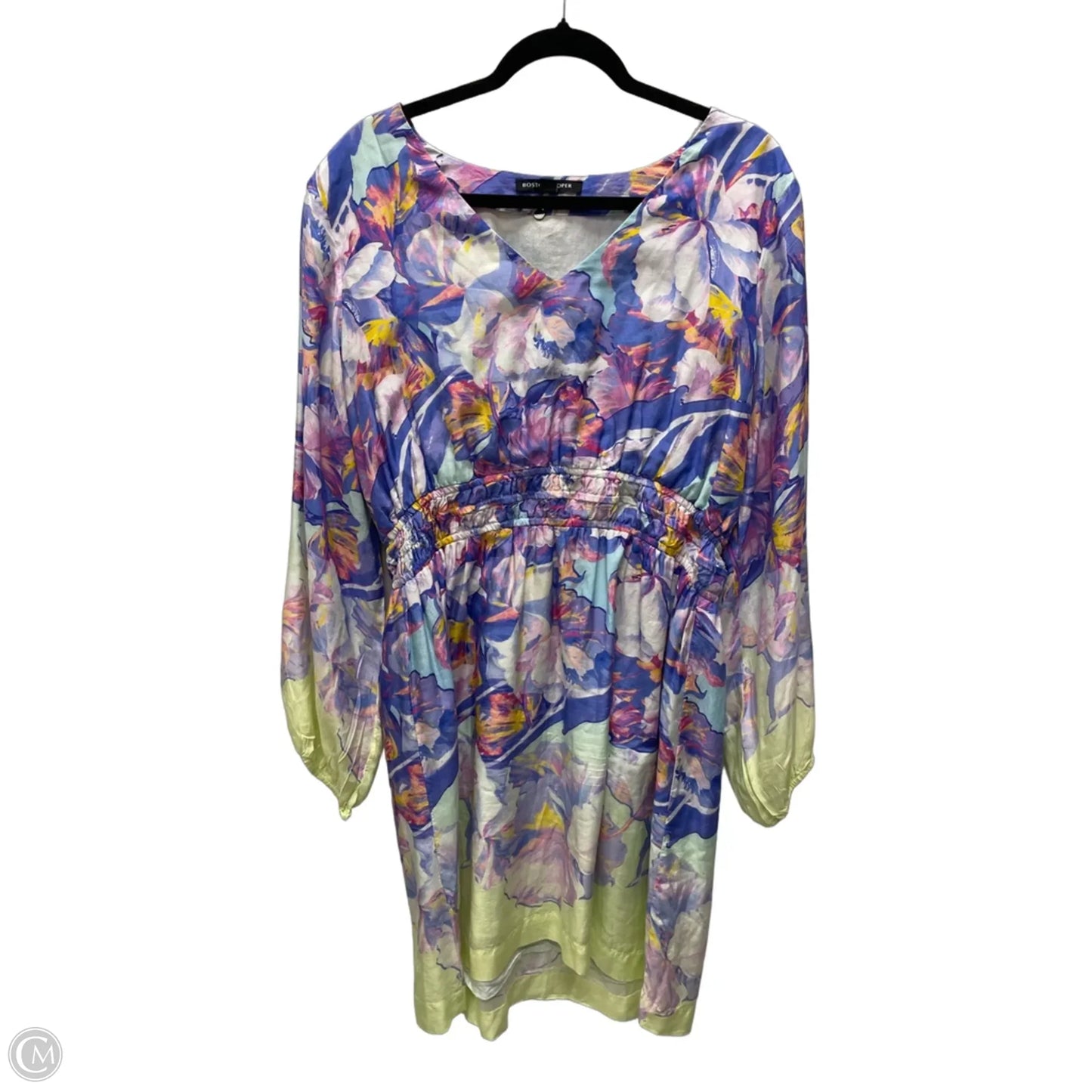 Dress Casual Short By Boston Proper In Floral Print, Size: L