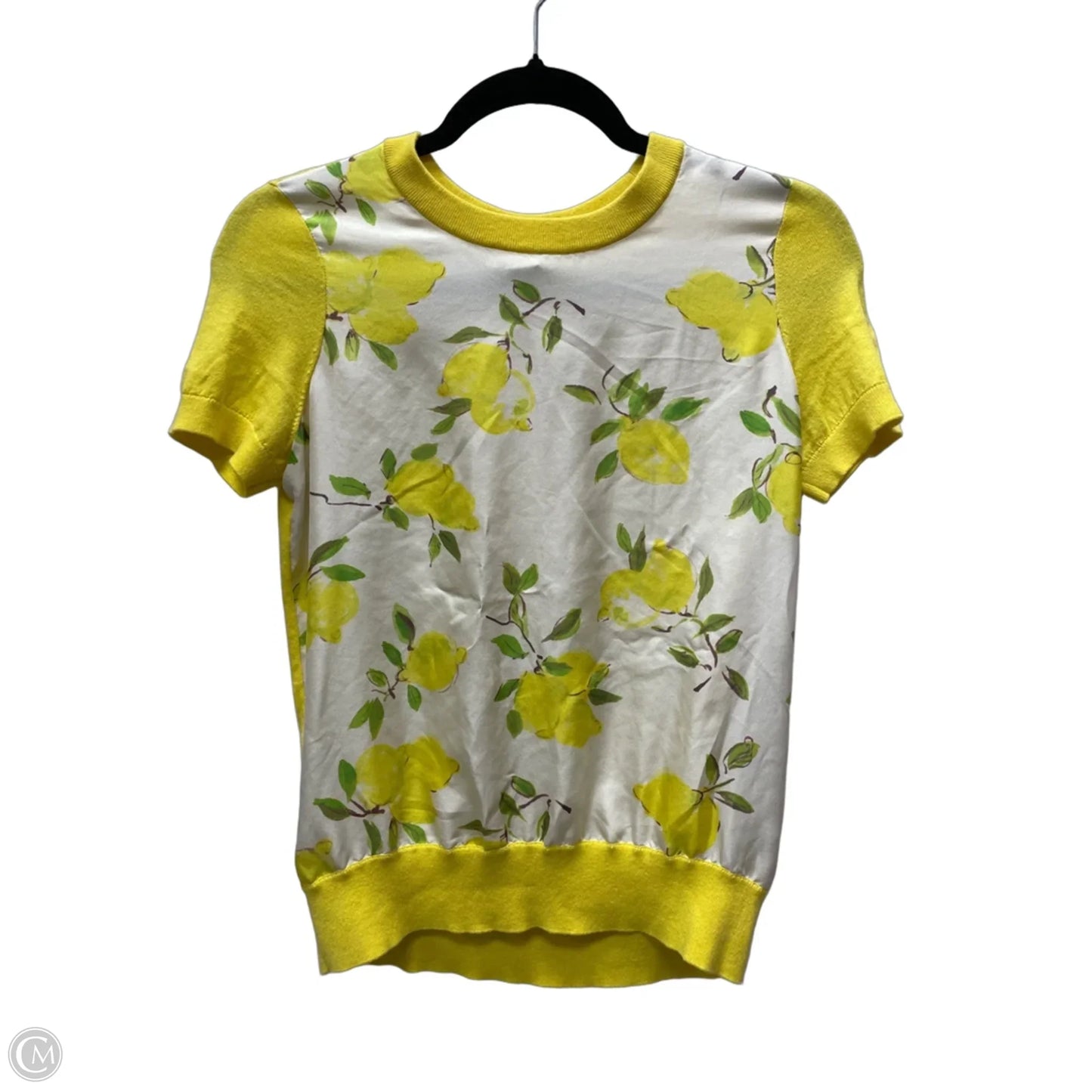 Blouse Designer By Kate Spade In Yellow, Size: S