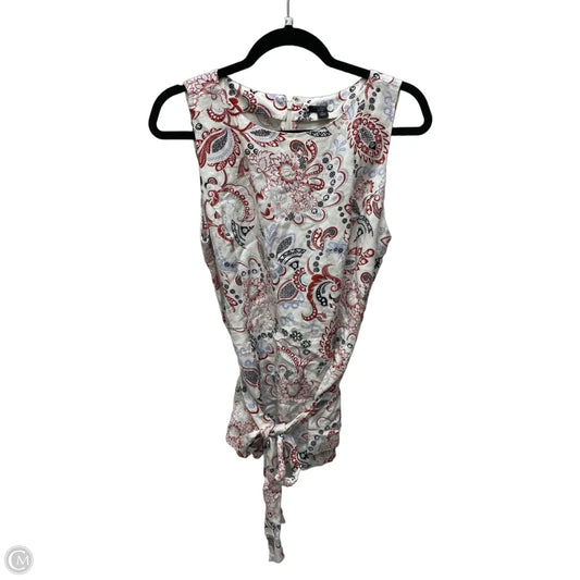 Top Sleeveless By Ann Taylor In Multi-colored, Size: M