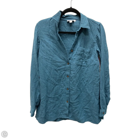 Top Long Sleeve By J. Jill In Teal, Size: Xs