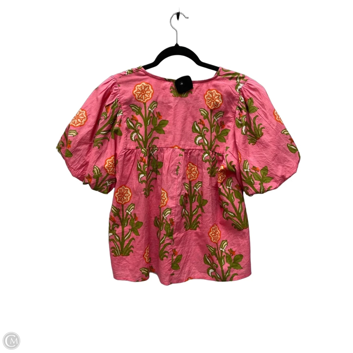 Blouse Short Sleeve By Thml In Floral Print, Size: S