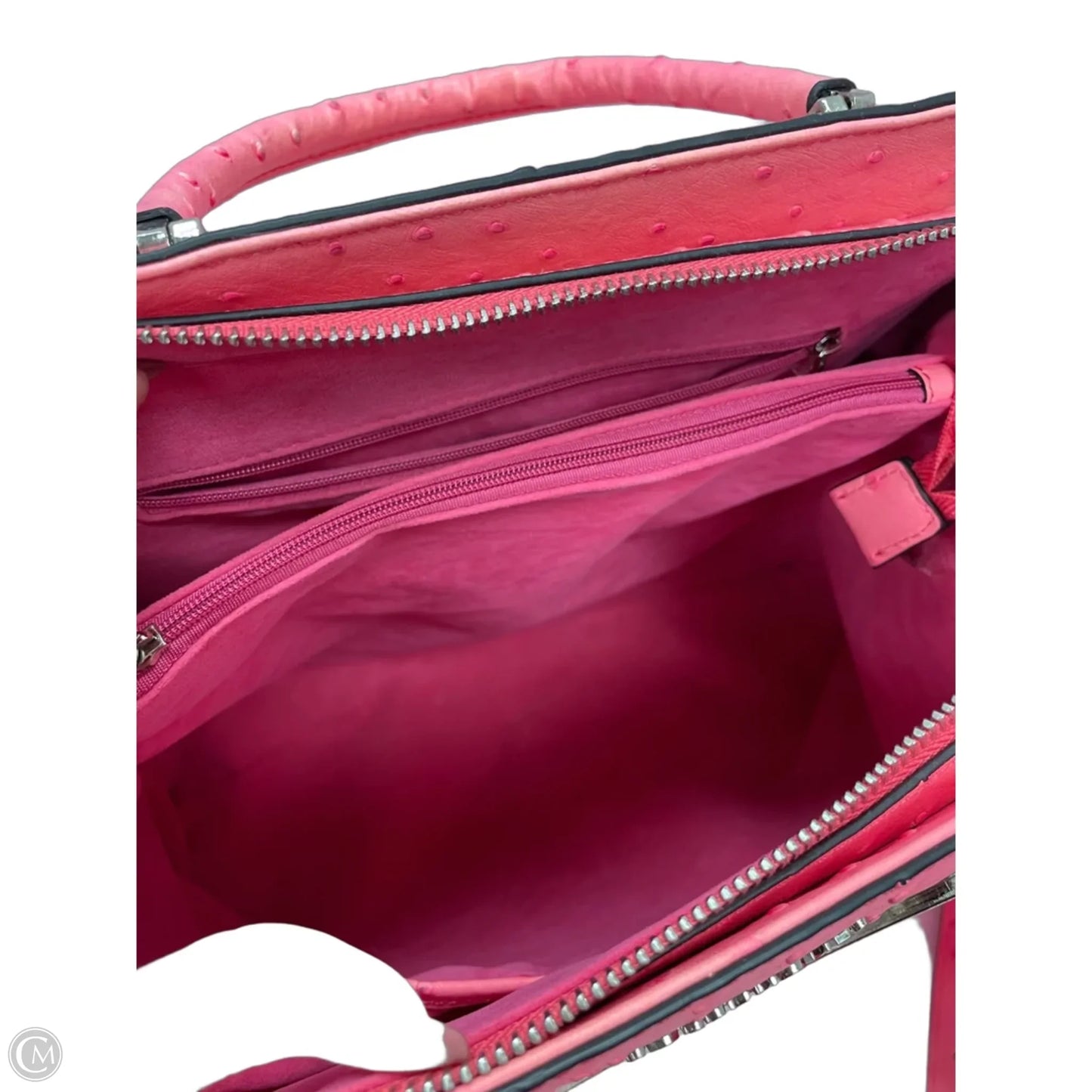 Handbag Leather By Cmc, Size: Large