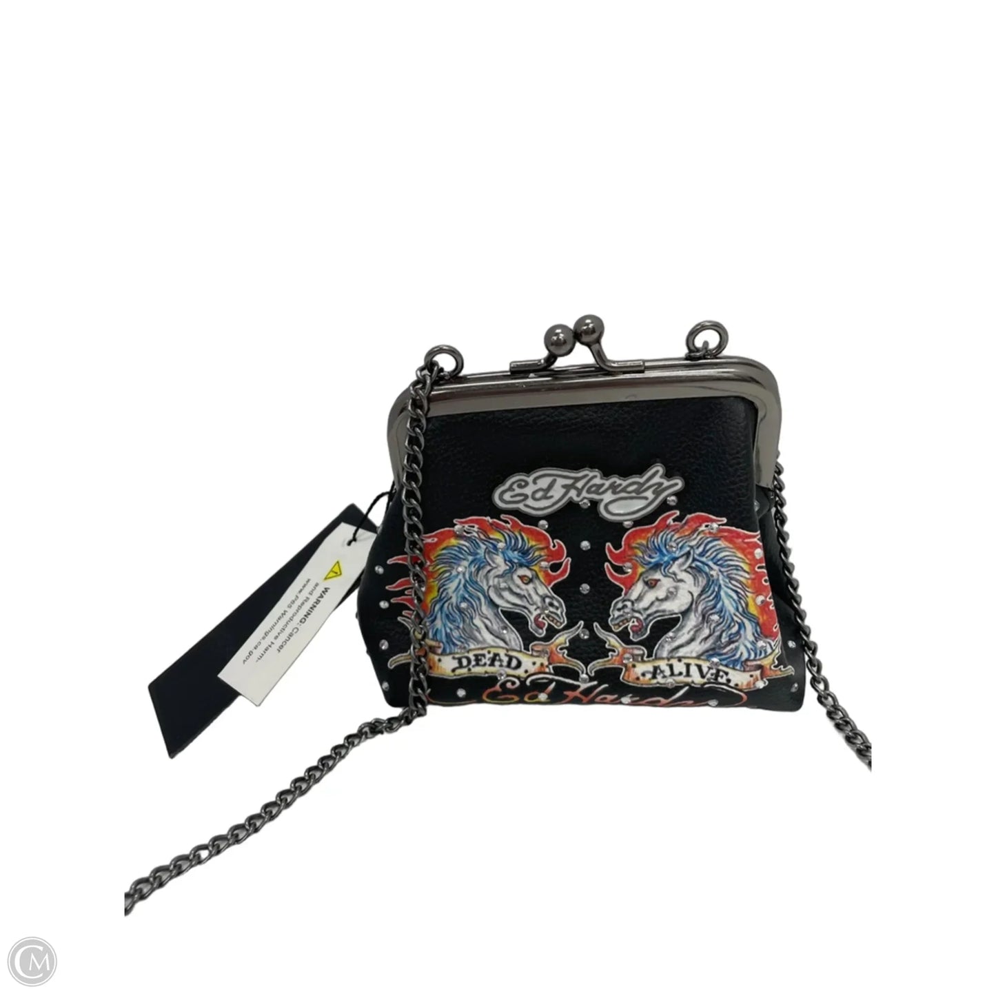 Coin Purse By Ed Hardy, Size: Medium