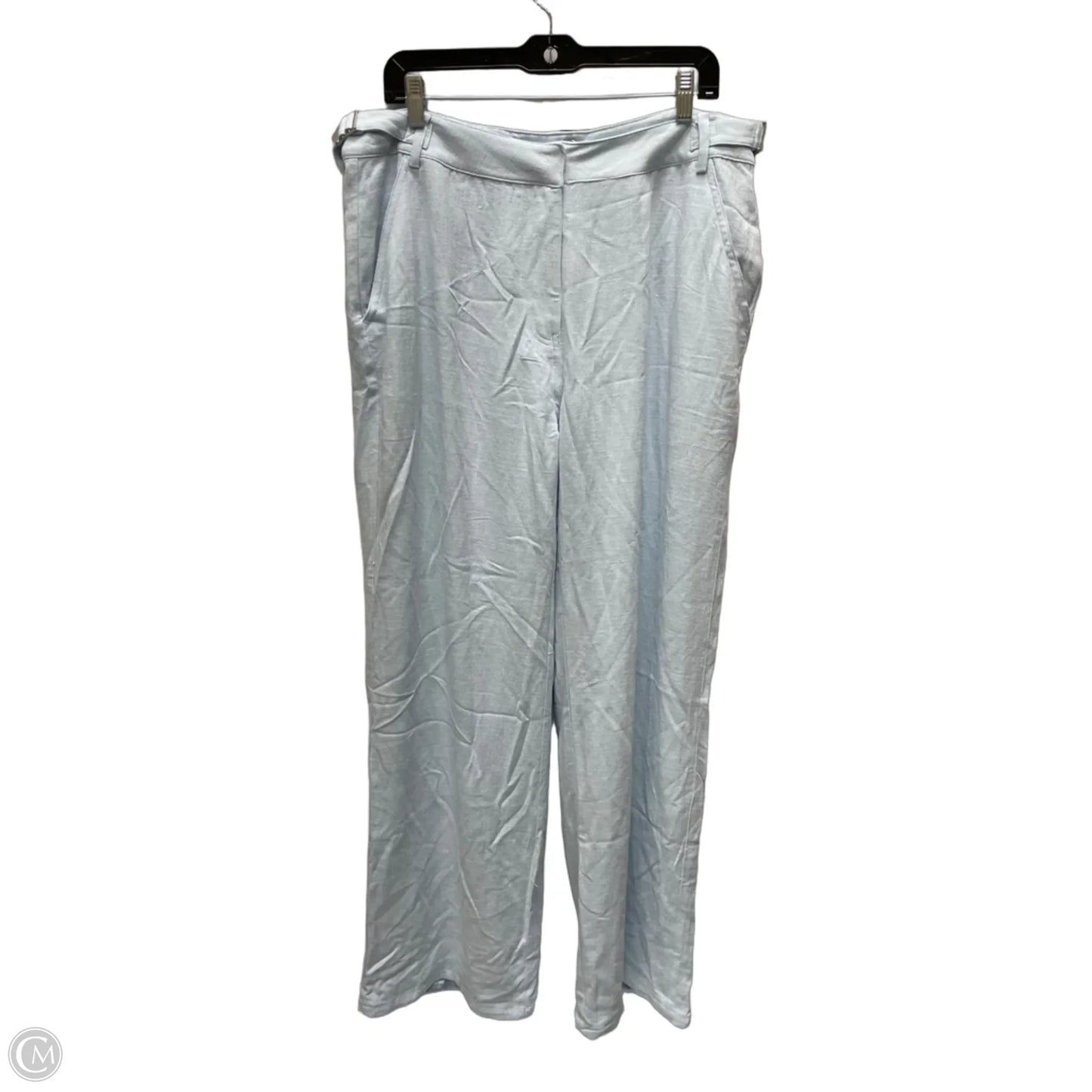 Pants Wide Leg By Nakedwardrobe In Blue, Size: 12
