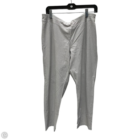 Pants Cropped By Eileen Fisher In Grey, Size: 12