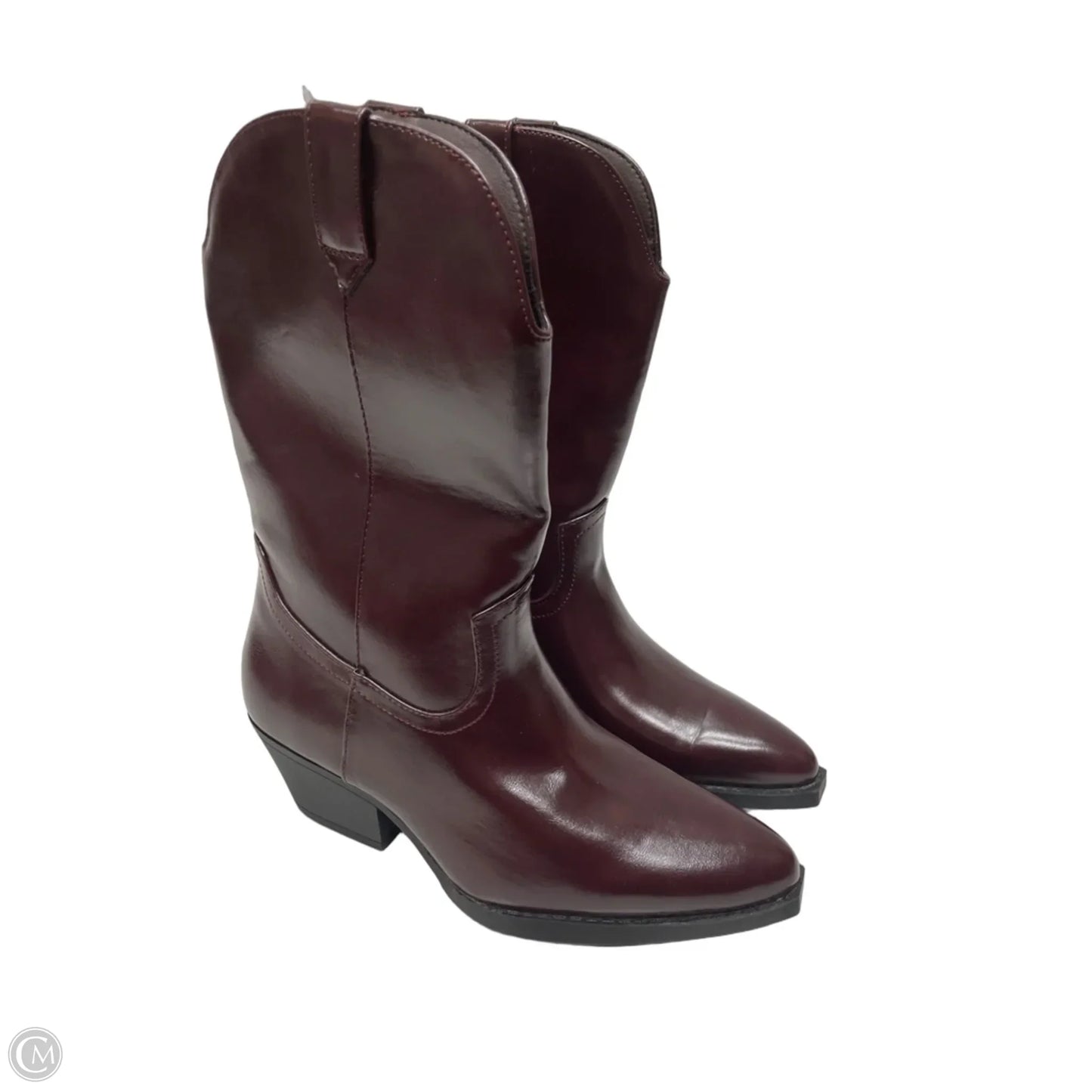 Boots Western By Sugar In Maroon, Size: 8