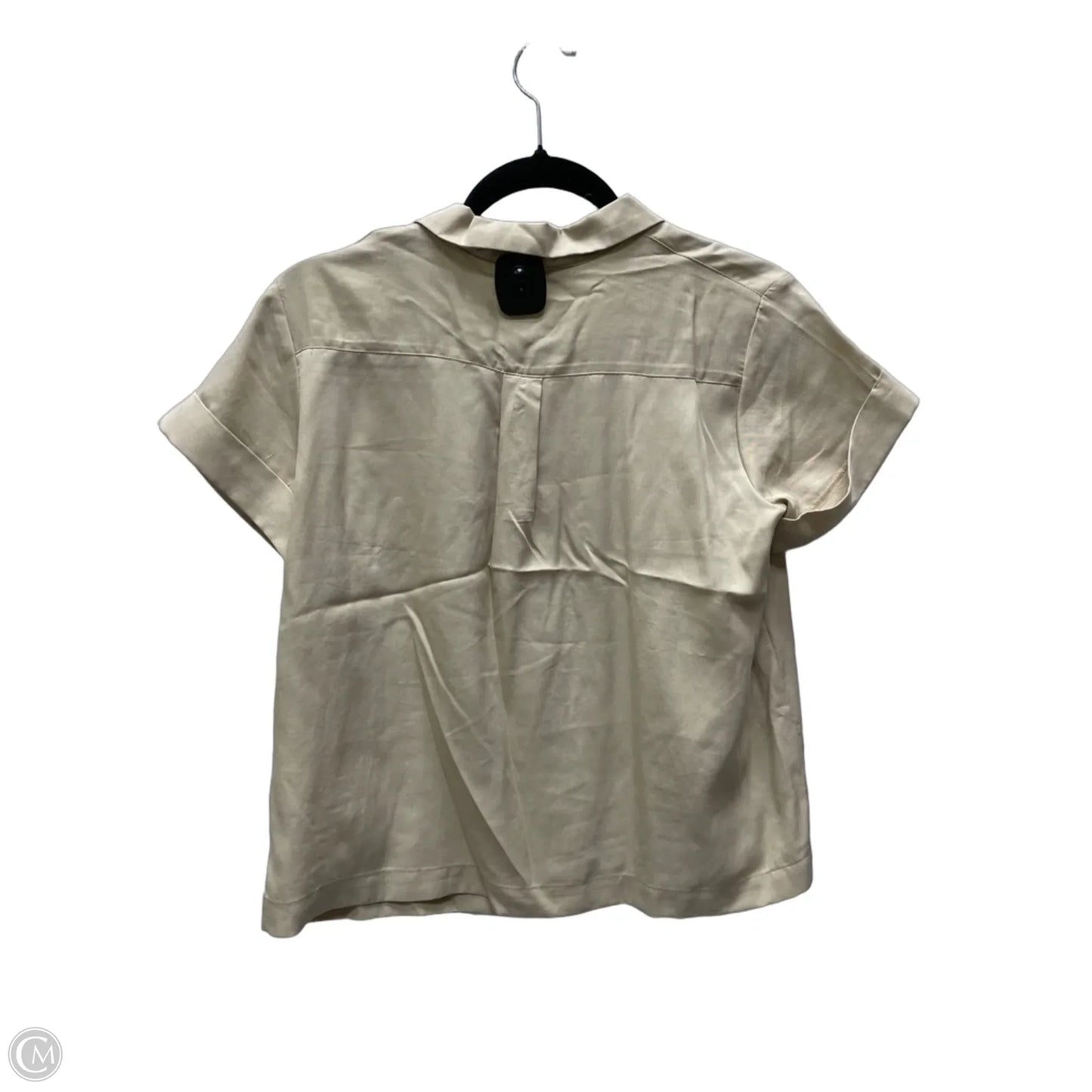 Top Short Sleeve By Banana Republic In Tan, Size: Xs