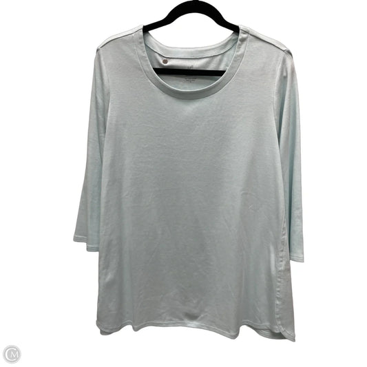 Top Long Sleeve By J. Jill In Blue, Size: Xl