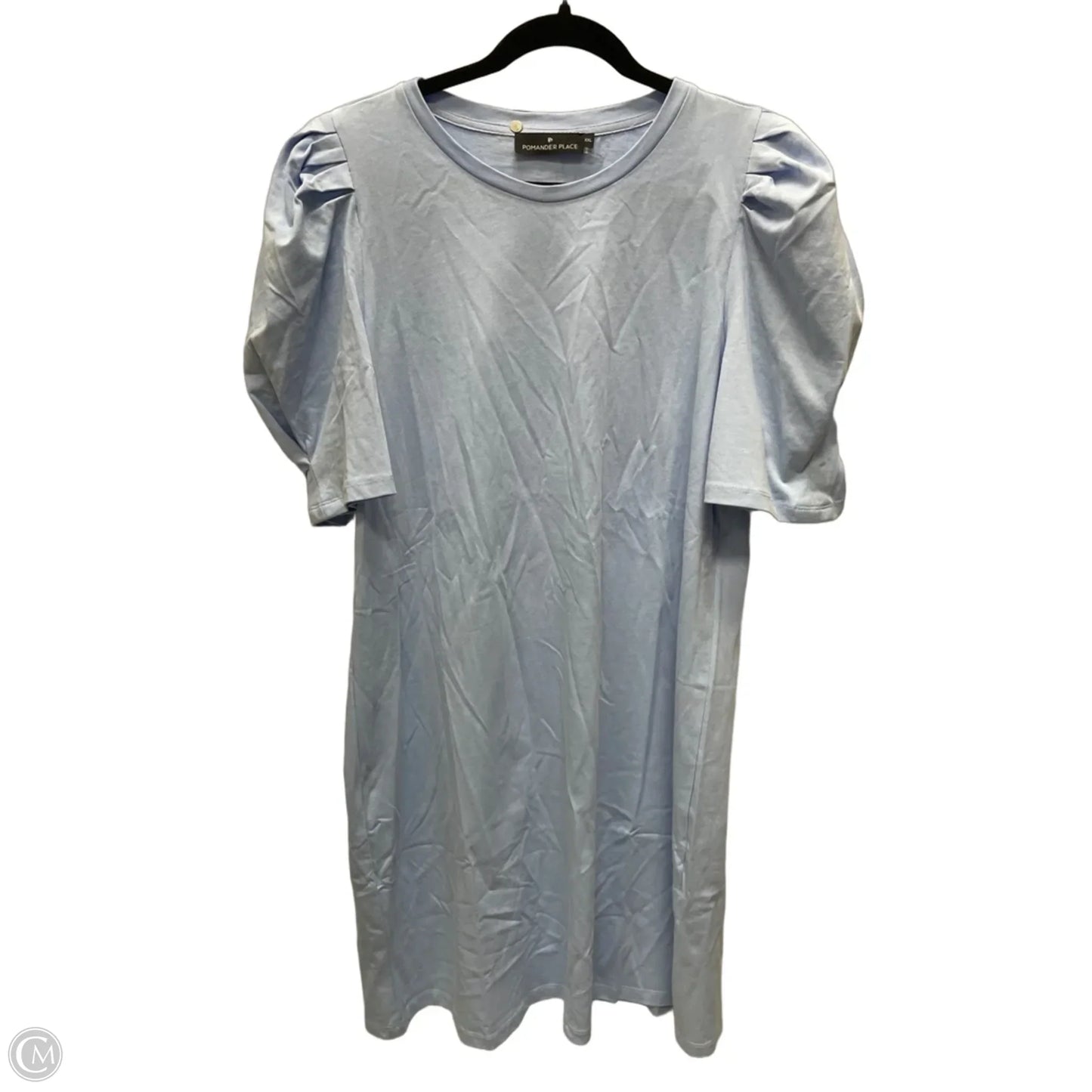 Dress Casual Short By Pomander Place In Blue, Size: 1x