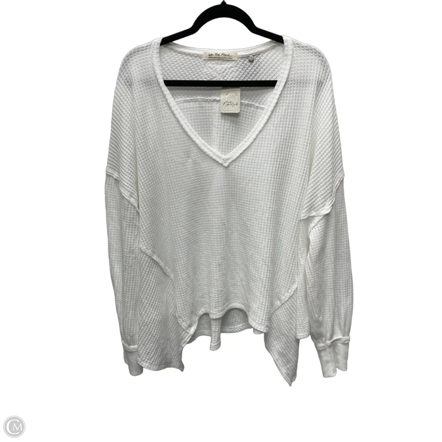 Top Long Sleeve By We The Free In White, Size: M