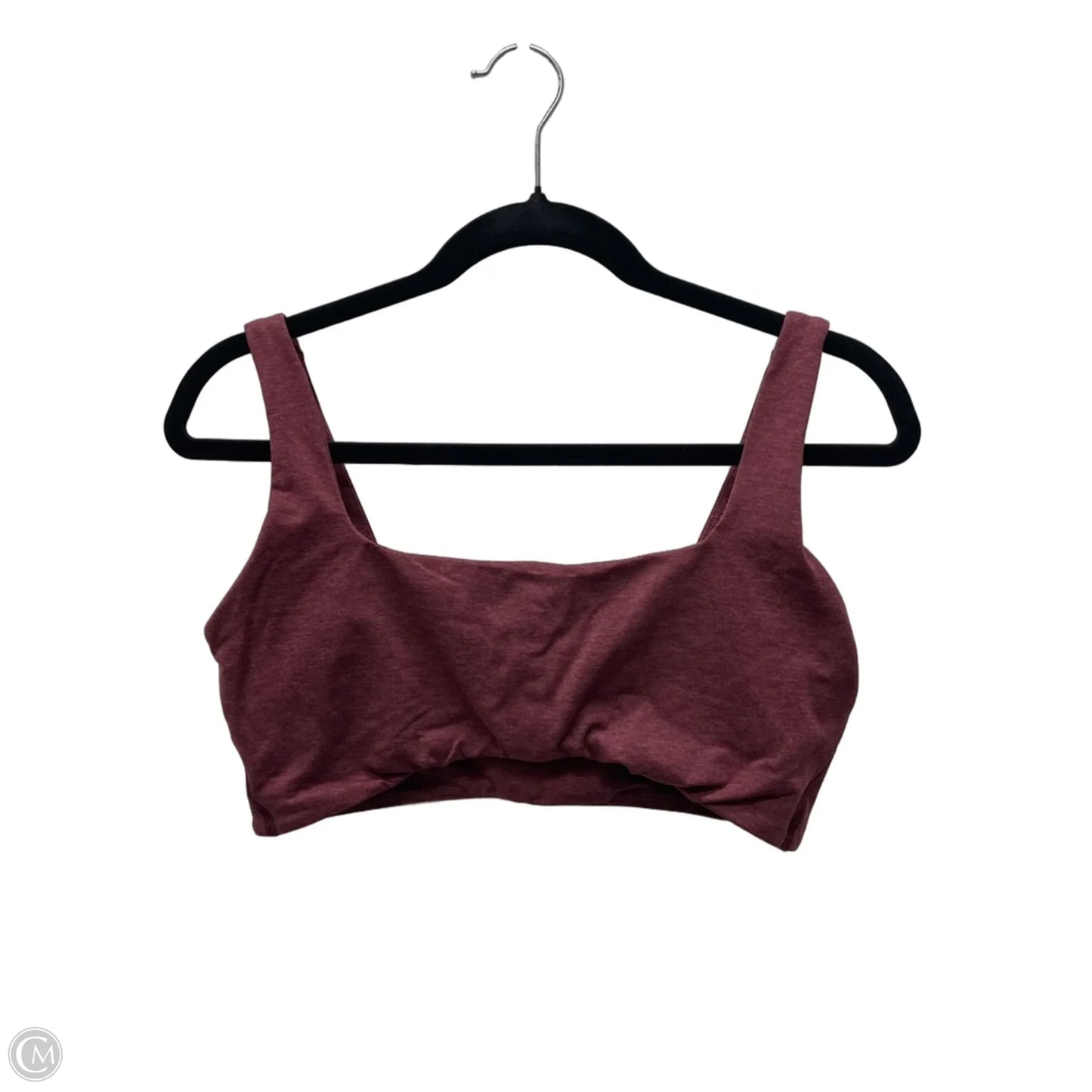 Athletic Bra By Lululemon In Maroon, Size: L