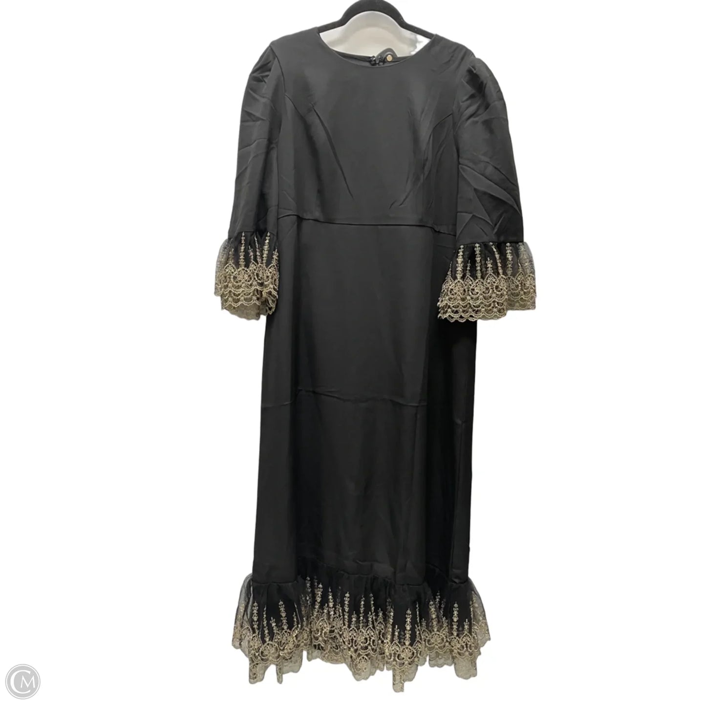 Dress Party Long By Pomander Place In Black & Gold, Size: 1x