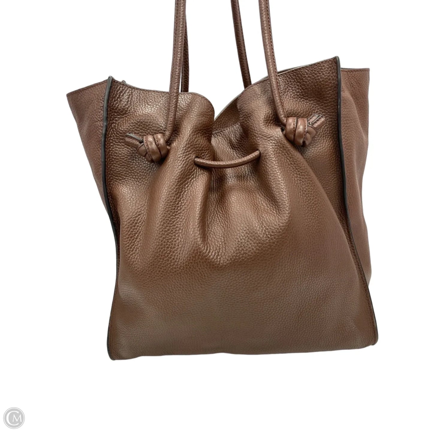 Handbag Leather By Vince Camuto, Size: Large
