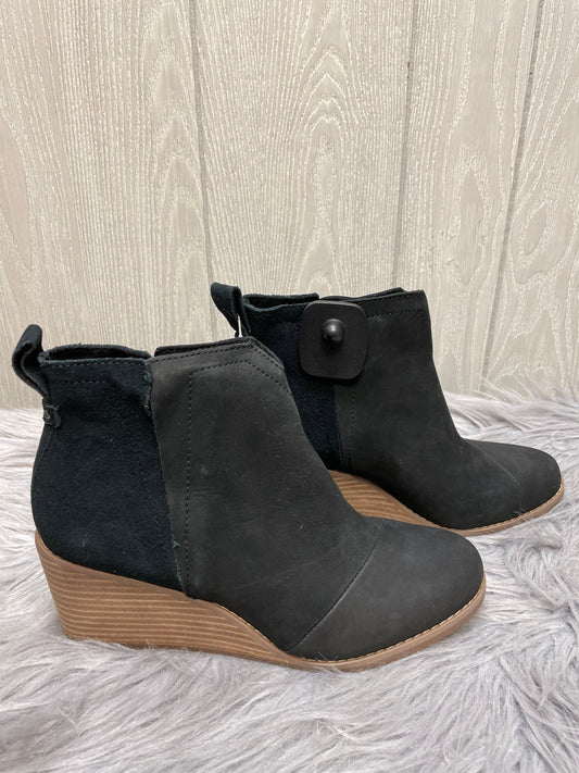 Boots Ankle Heels By Toms In Black, Size: 7