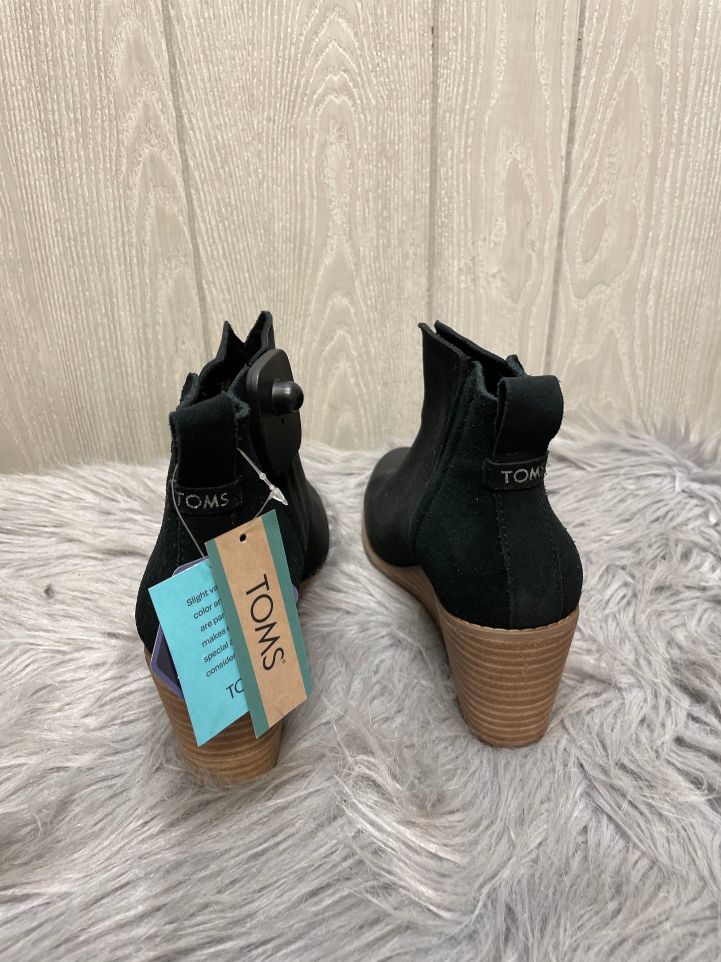 Boots Ankle Heels By Toms In Black, Size: 7