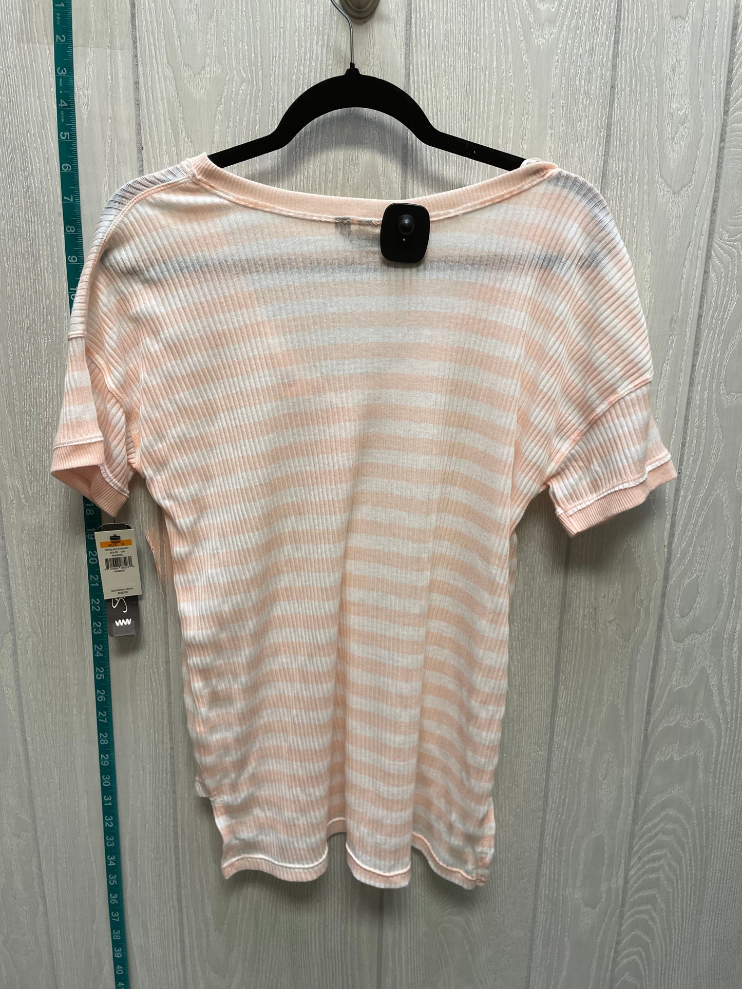 Striped Top Short Sleeve Clothes Mentor, Size S