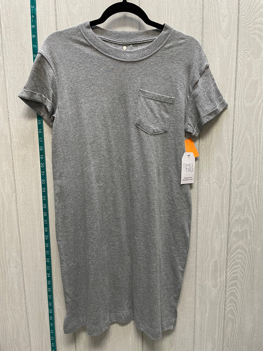 Grey Dress Casual Short Time And Tru, Size Xs