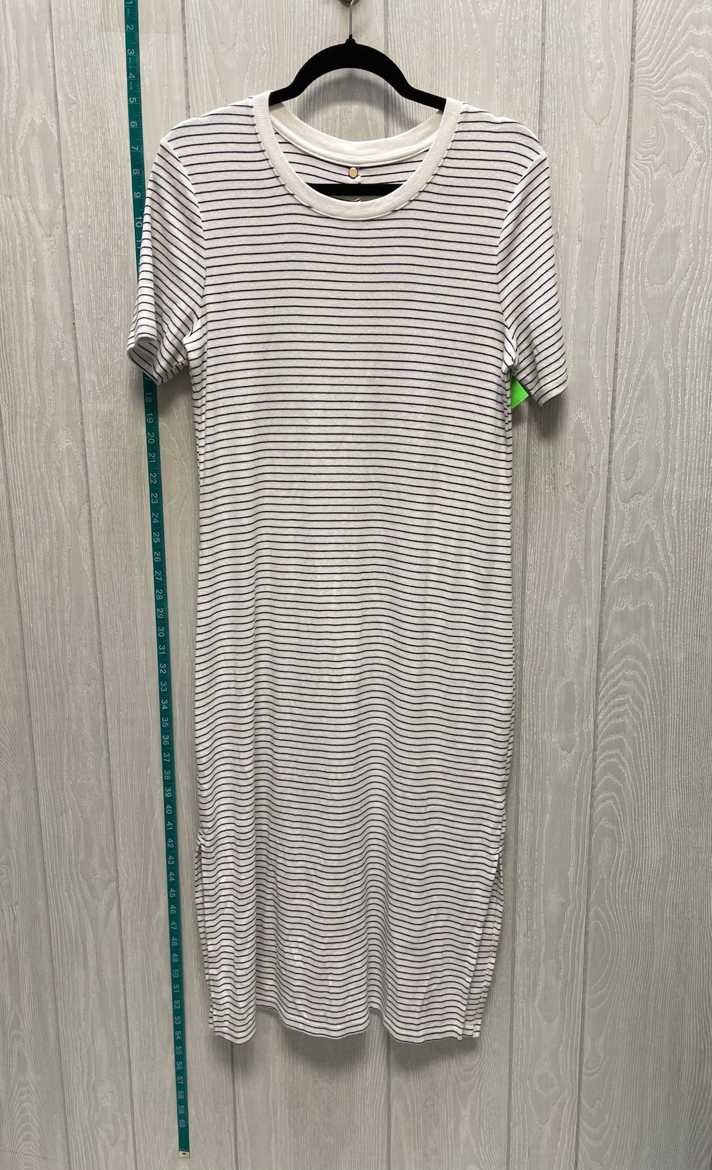Striped Pattern Dress Casual Maxi A New Day, Size L