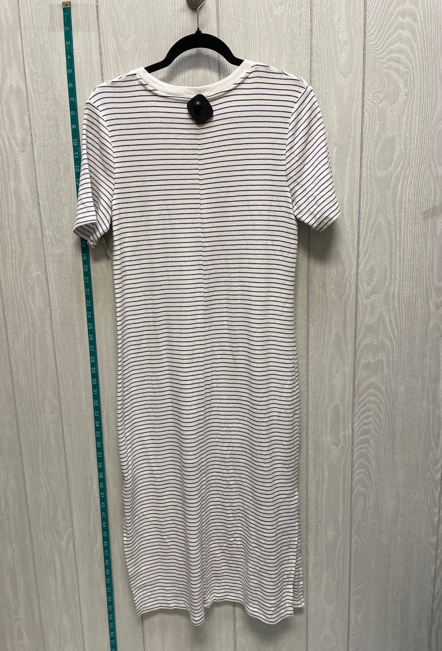 Striped Pattern Dress Casual Maxi A New Day, Size L
