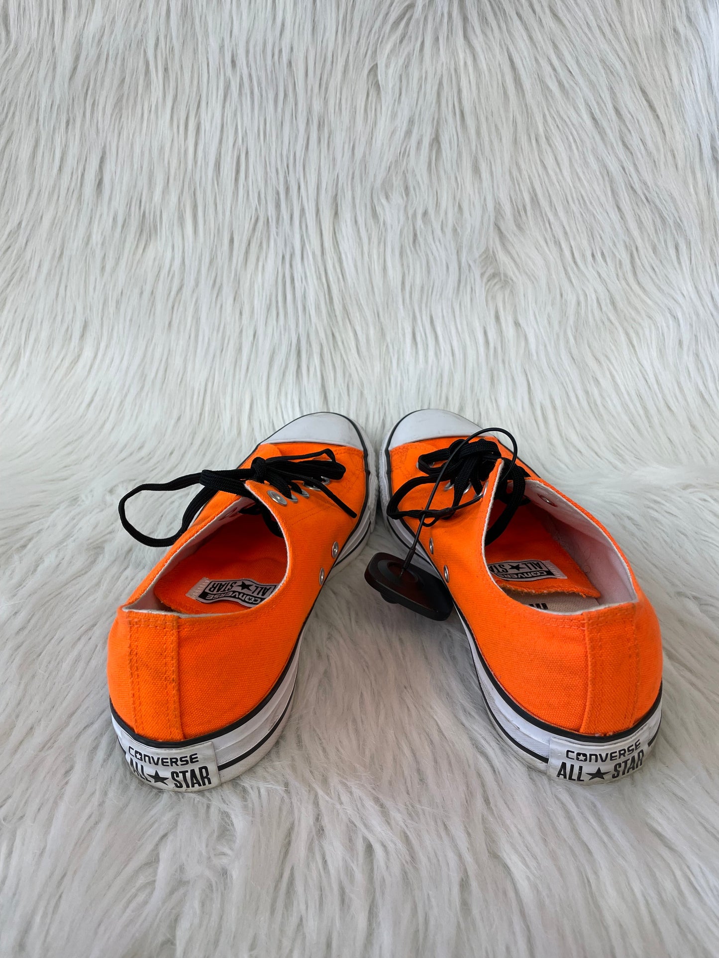 Black & Orange Shoes Sneakers Converse, Size 10