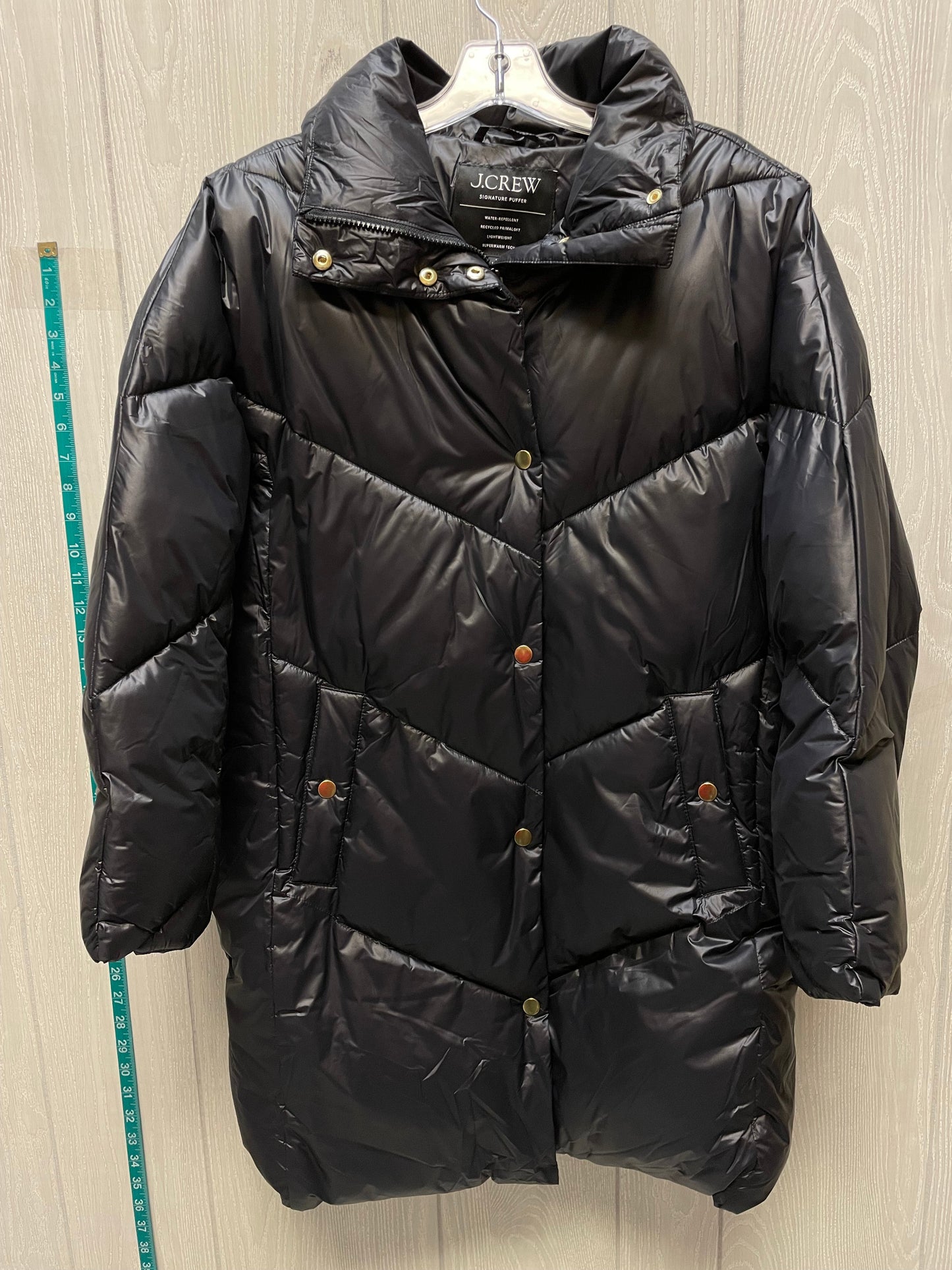 Coat Puffer & Quilted By J. Crew In Black, Size: Xs